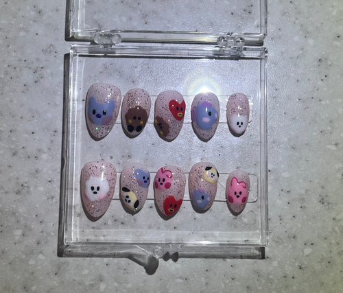 BT21 nails