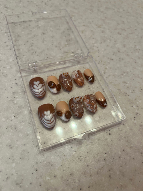 Coffee and cat nails